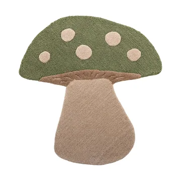 Mushroom matta - Grön, ull - Bloomingville