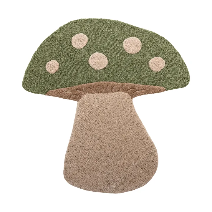 Mushroom matta - Grön, ull - Bloomingville