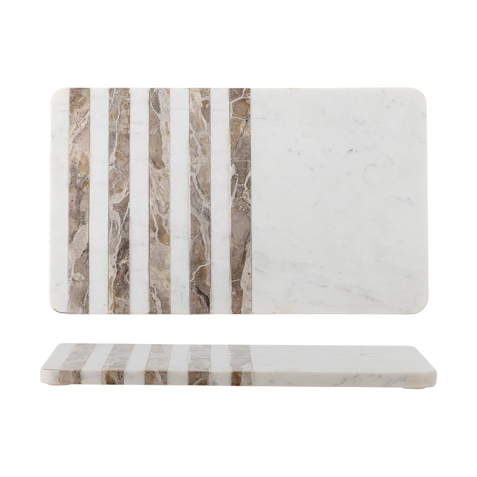 Novelle skärbräda marmor 38x22,5 cm, Vit Bloomingville