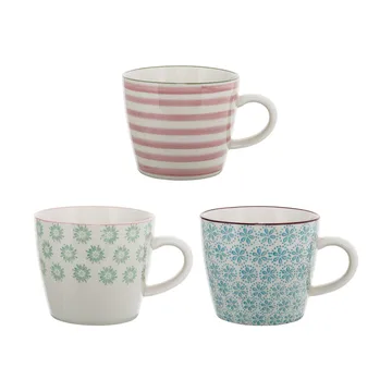 Patricia kopp 30 cl 3 delar blå - Bloomingville