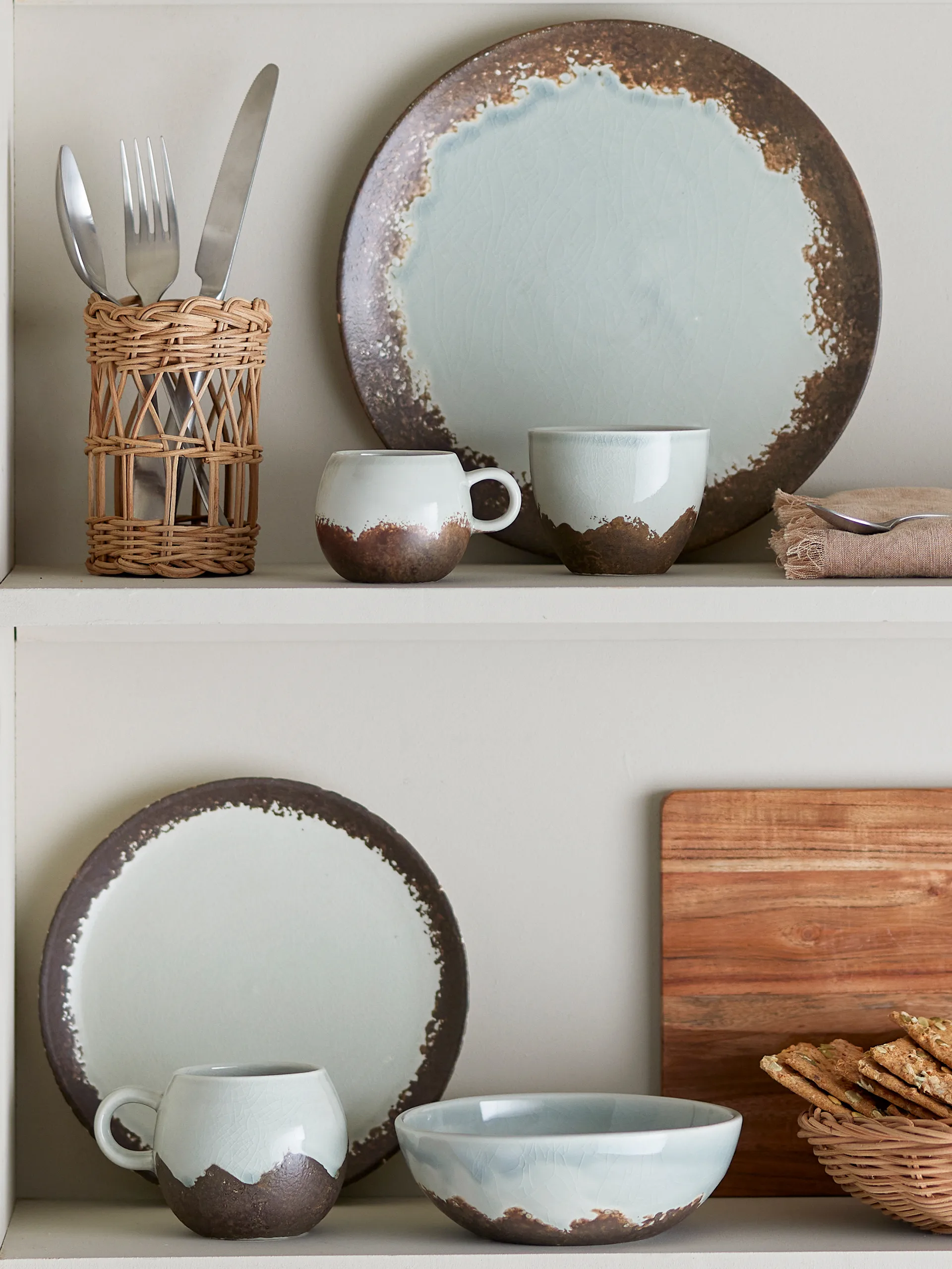 Paula tallrik Ø26,5 cm, Brun Bloomingville