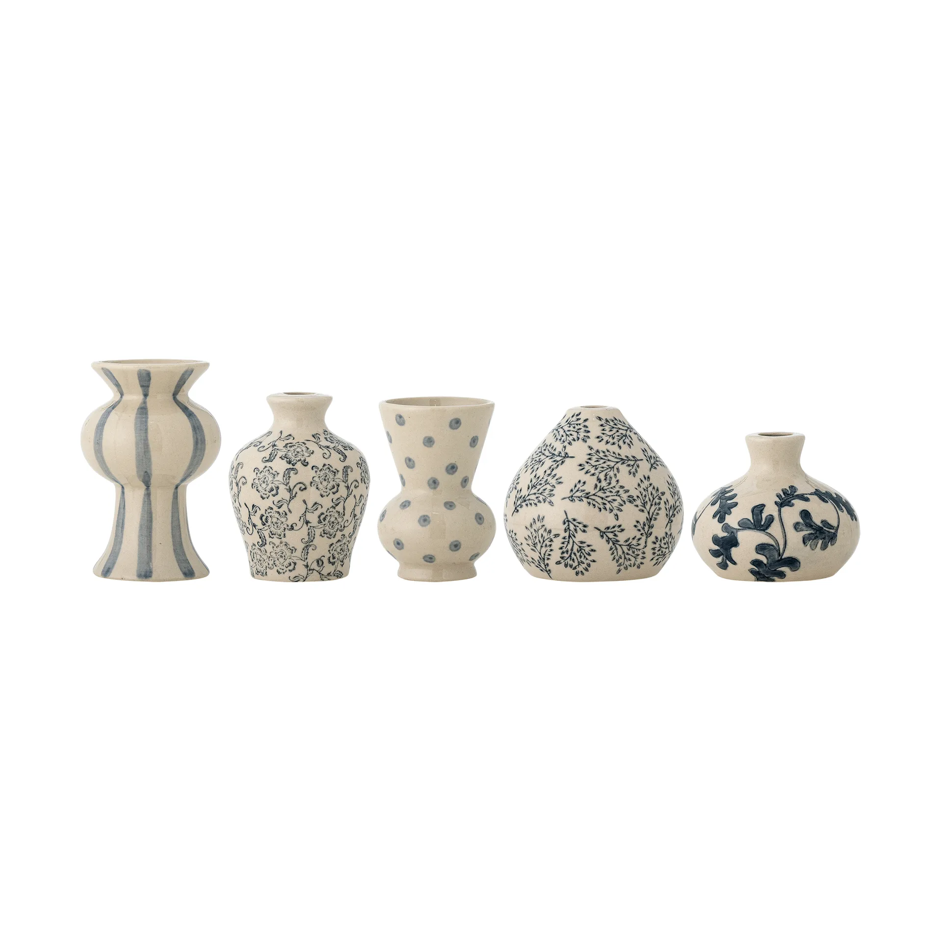 Quinto vas, Blue Stoneware, 5 delar Bloomingville