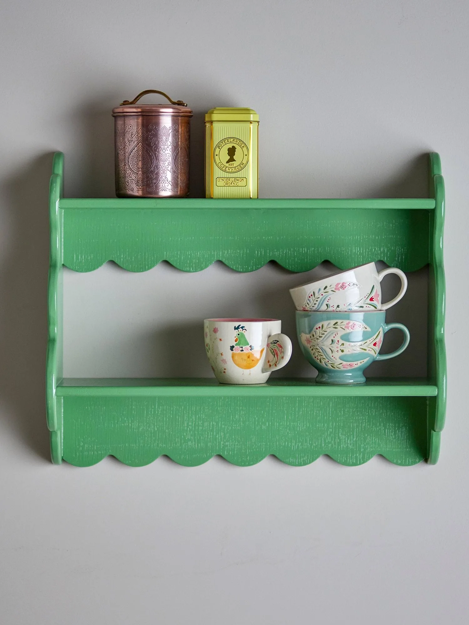 Salla hylla, Green, 49,5x40,5 cm Bloomingville
