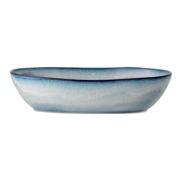 Läs mer om Bloomingville Sandrine serveringsskål 20x32 cm Blå