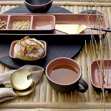 Sienna serveringsfat - Orange-svart - Bloomingville