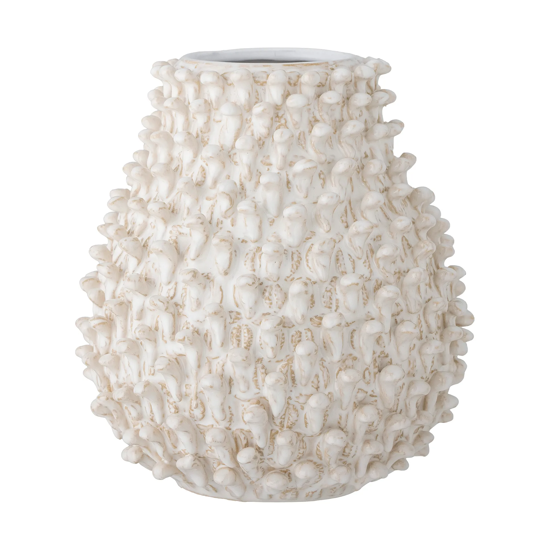 Spikey vas 25,5 cm, Vit Bloomingville