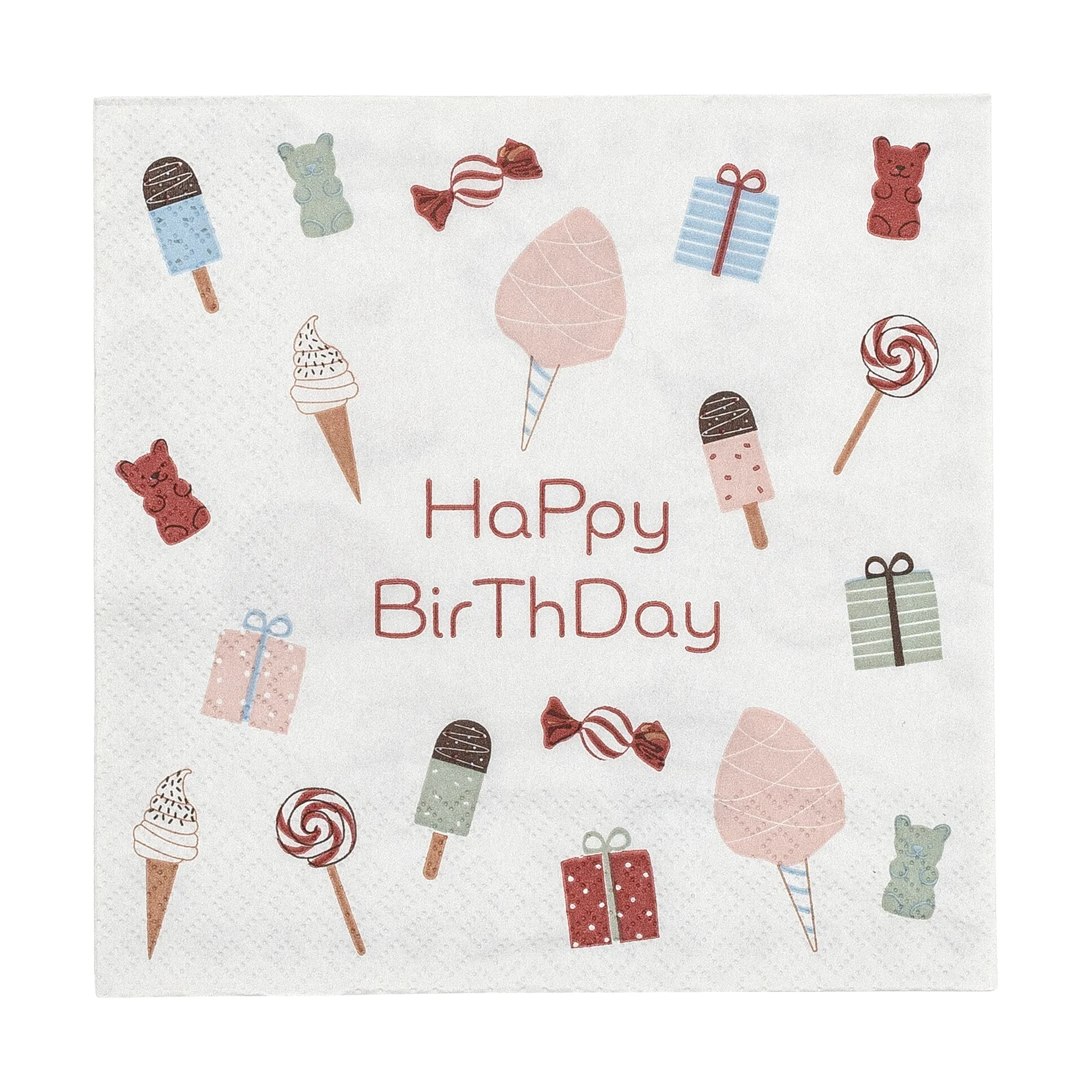 Sweets servett 20-pack, Rosa Bloomingville