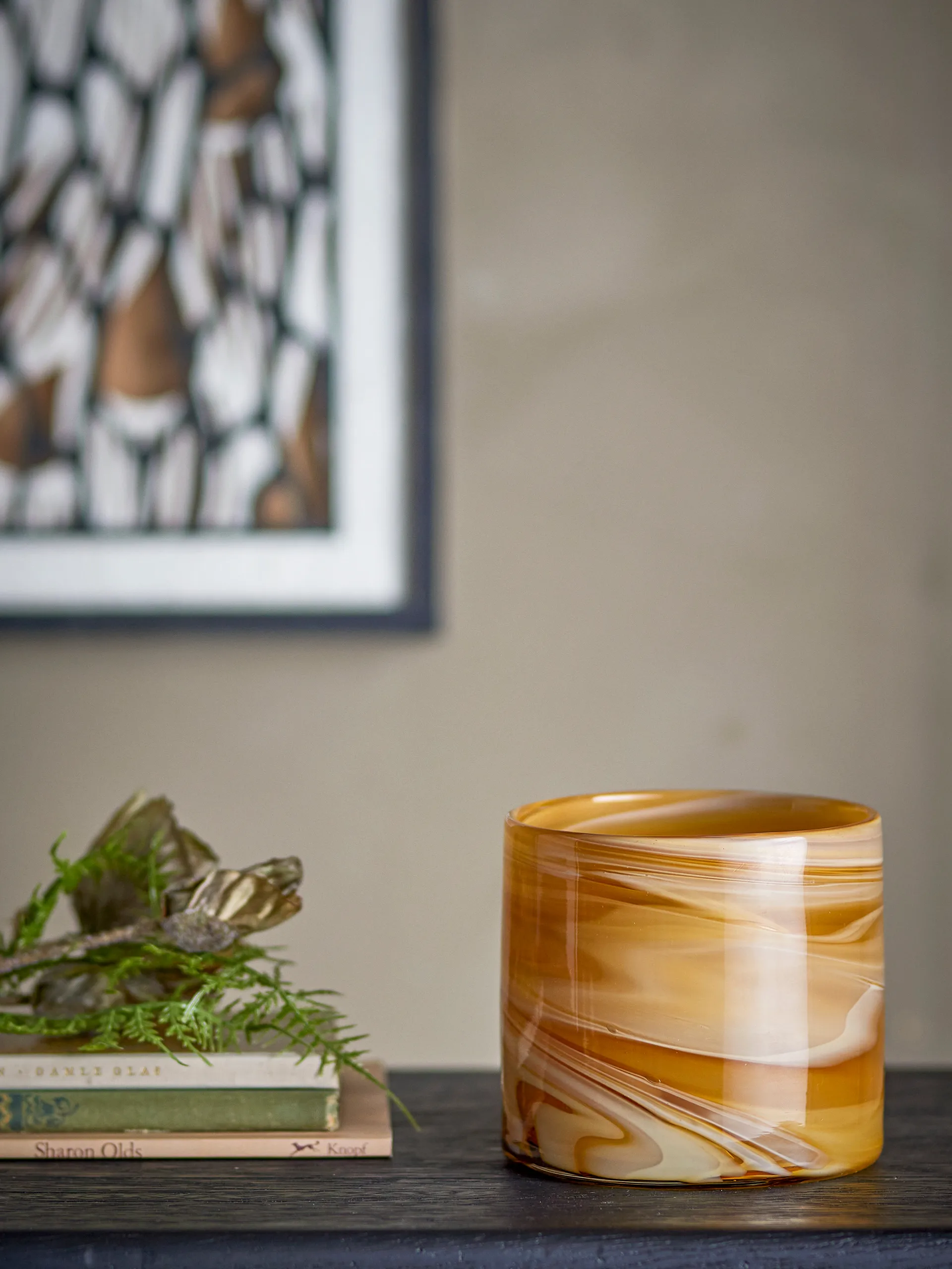 Sylas votive ljuslykta, Orange Bloomingville