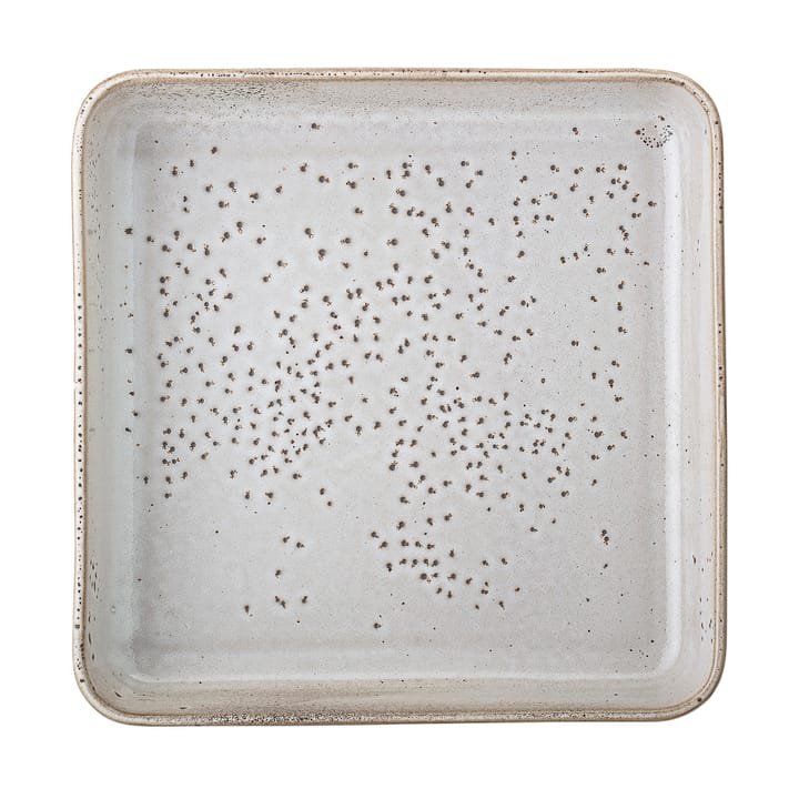 Thea serveringsfat stengods 25x25 cm, Grå Bloomingville