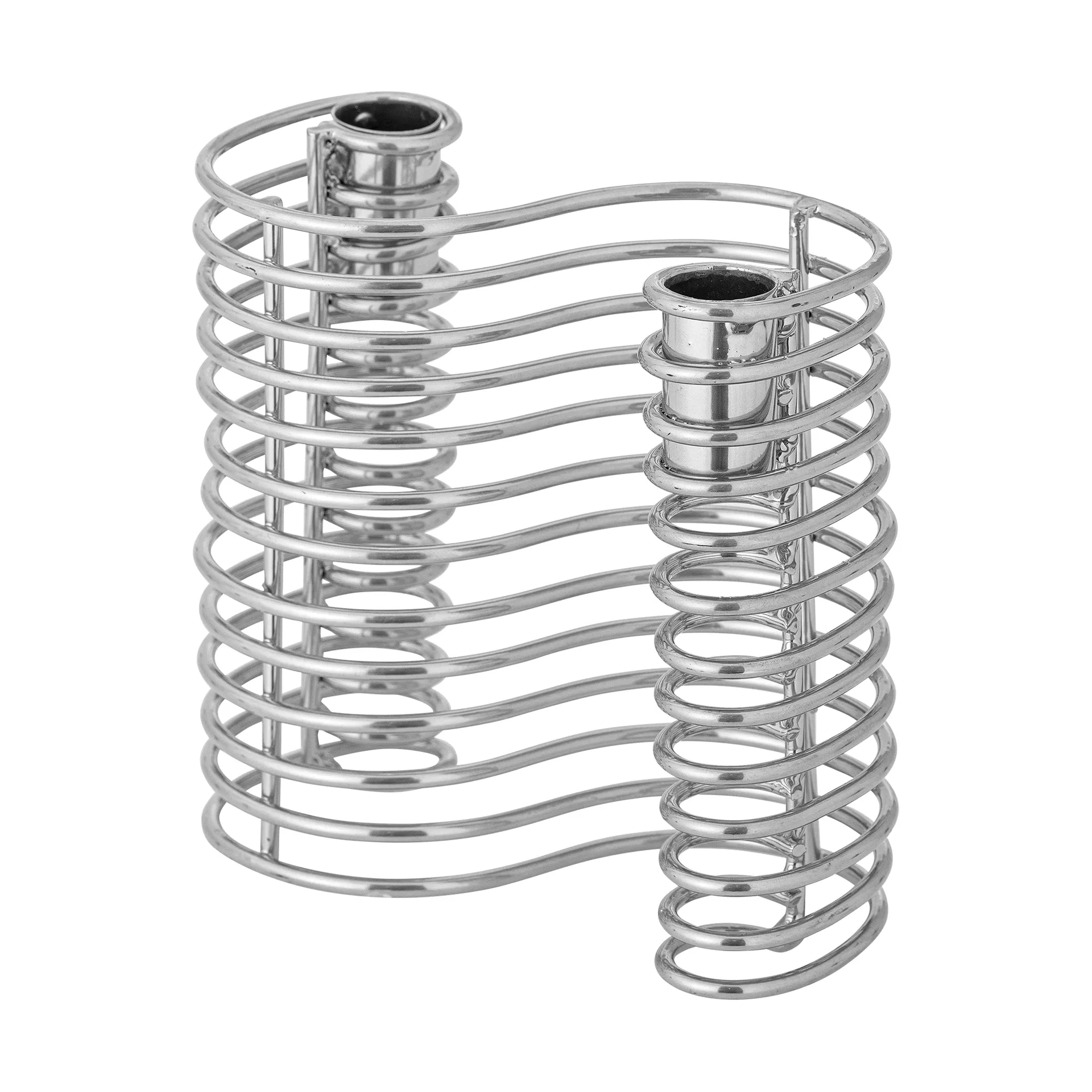 Wavela ljusstake 15,5x14,5 cm, Silver Bloomingville