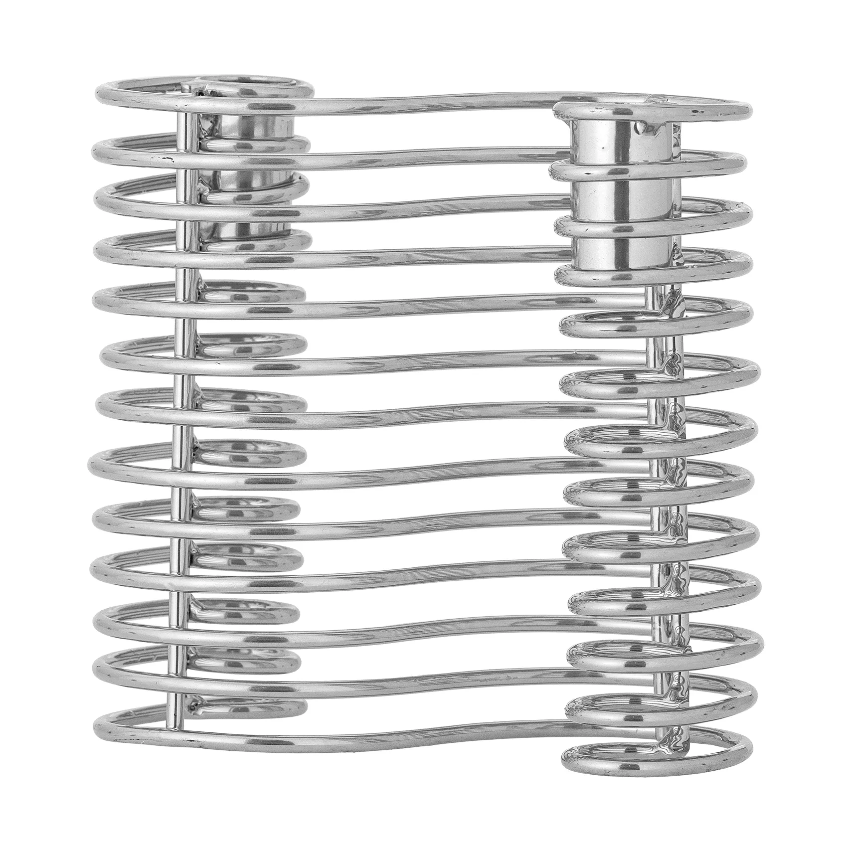 Wavela ljusstake 15,5x14,5 cm, Silver Bloomingville