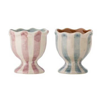 Bloomingville Willa äggkopp 2 delar Rose-blue