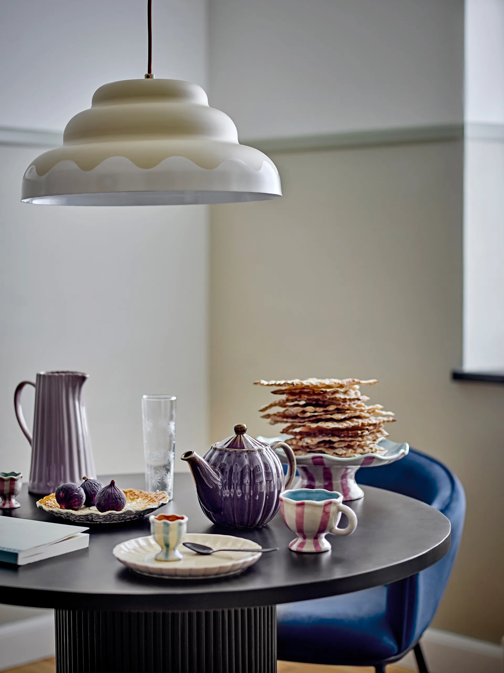 Willa äggkopp 2 delar, Rose-blue Bloomingville