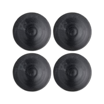 Läs mer om Bloomingville Yoko tallrik 16 cm 4-pack Svart