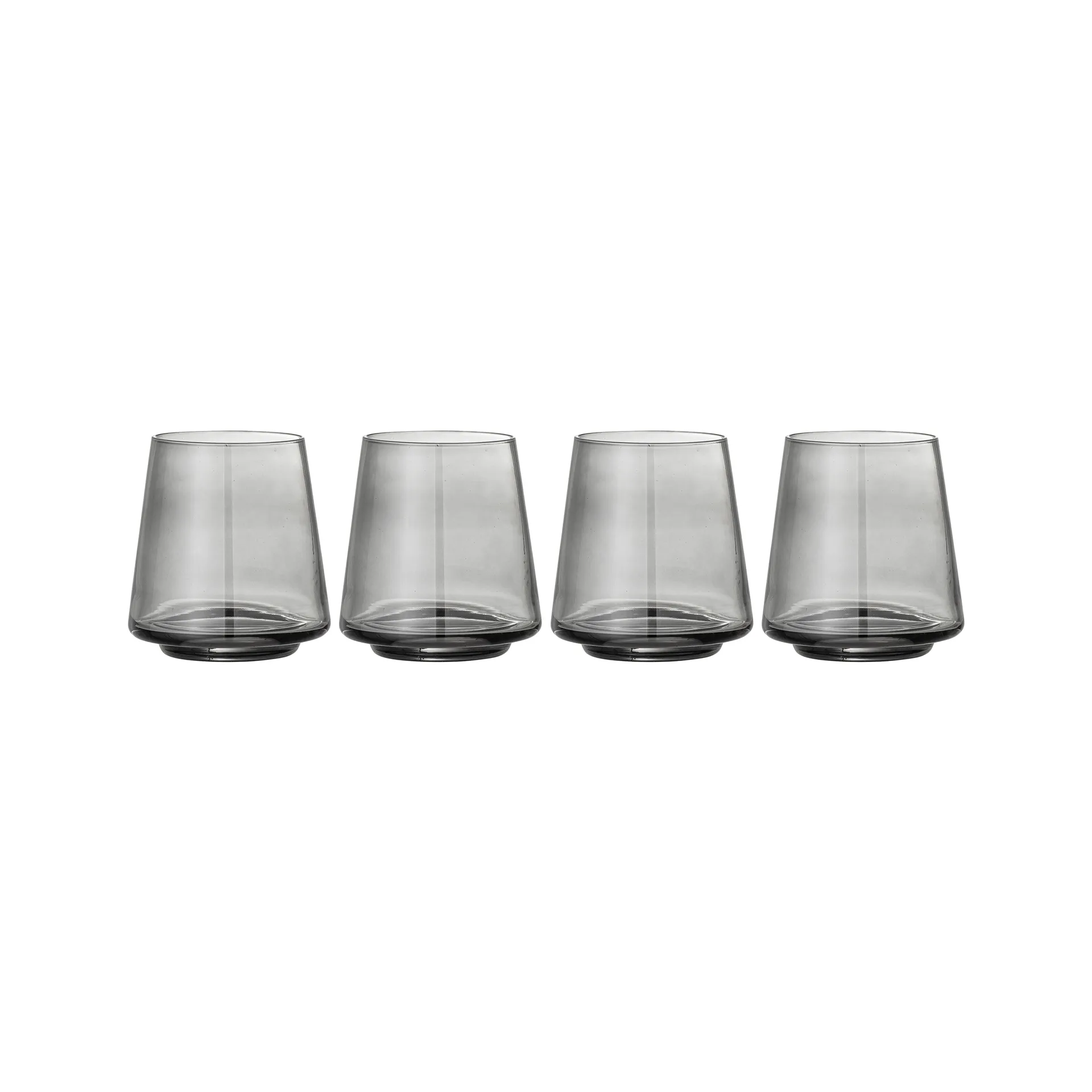 Yvette dricksglas 33 cl 4-pack, Grå Bloomingville