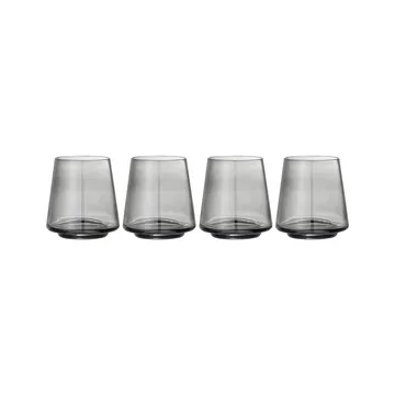 Yvette dricksglas 33 cl 4-pack - Grå - Bloomingville