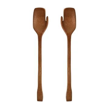 Zeena salladsbestick 2 delar - Brun - Bloomingville
