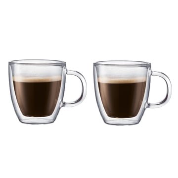 Läs mer om Bodum Bistro dubbelväggigt glas med handtag 2-pack 30 cl