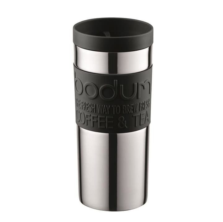 Bodum Travel Mug krom liten, svart Bodum