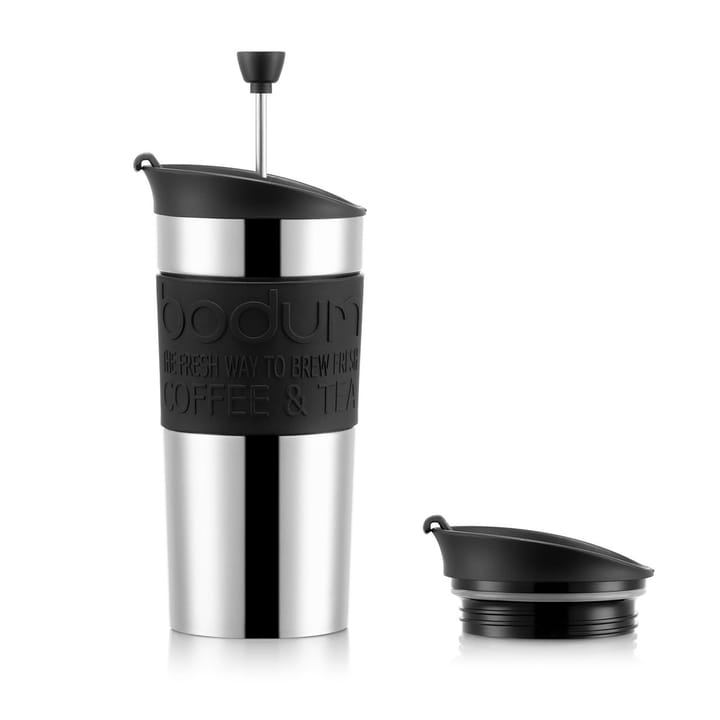 Bodum Travel pressmugg krom - svart - Bodum