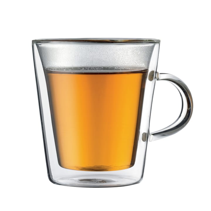 Canteen dubbelväggigt glas med handtag 2-pack, 20 cl Bodum