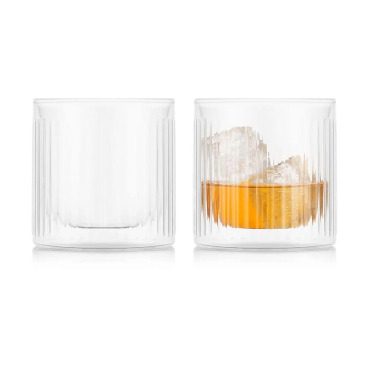 Douro Bar dubbelväggigt whiskeyglas 30 cl 2-pack, Klar Bodum