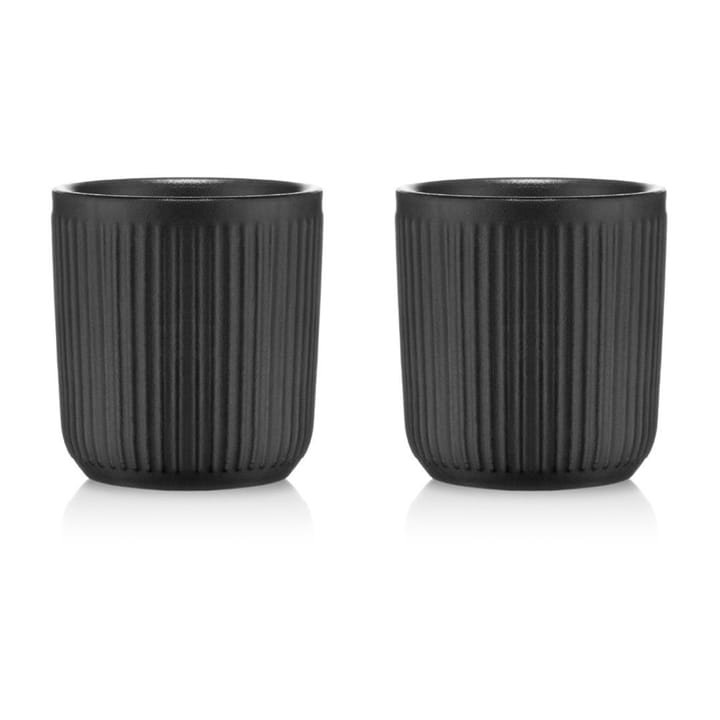 Douro dubbelväggig mugg 10 cl 2-pack, Svart Bodum