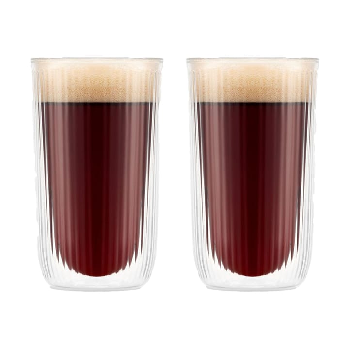 Douro dubbelväggigt ölglas 45 cl 2-pack - Klar - Bodum