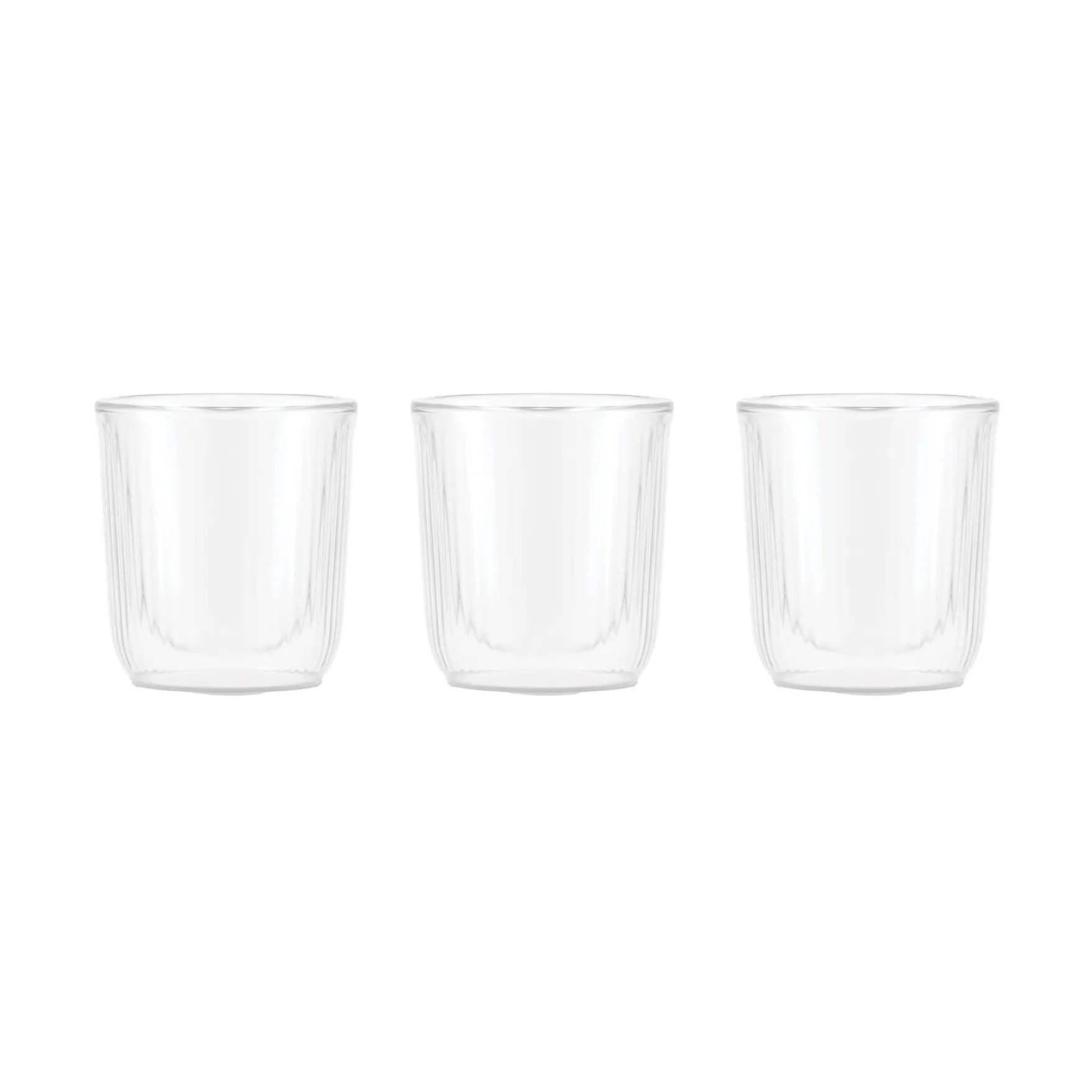 Douro dubbelväggigt sakeglas 6 cl 3-pack, Klar-bambu Bodum