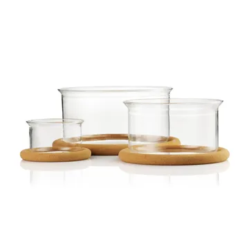 Hot Pot skålset med korklock 3-pack - Glas - Bodum