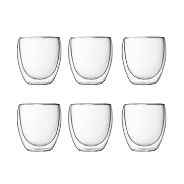 Bodum Pavina dubbelväggigt glas 6-pack 25 cl