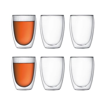 Bodum Pavina dubbelväggigt glas 6-pack 35 cl