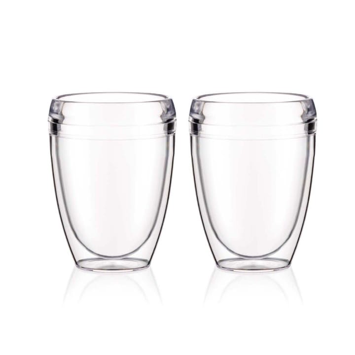 Pavina Outdoor dubbelväggigt plastglas 2-pack - 35 cl - Bodum