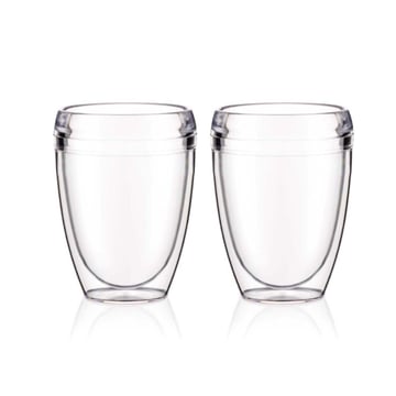 Läs mer om Bodum Pavina Outdoor dubbelväggigt plastglas 2-pack 35 cl