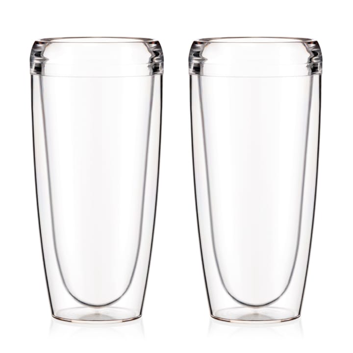 Pavina Outdoor dubbelväggigt plastglas 2-pack - 60 cl - Bodum