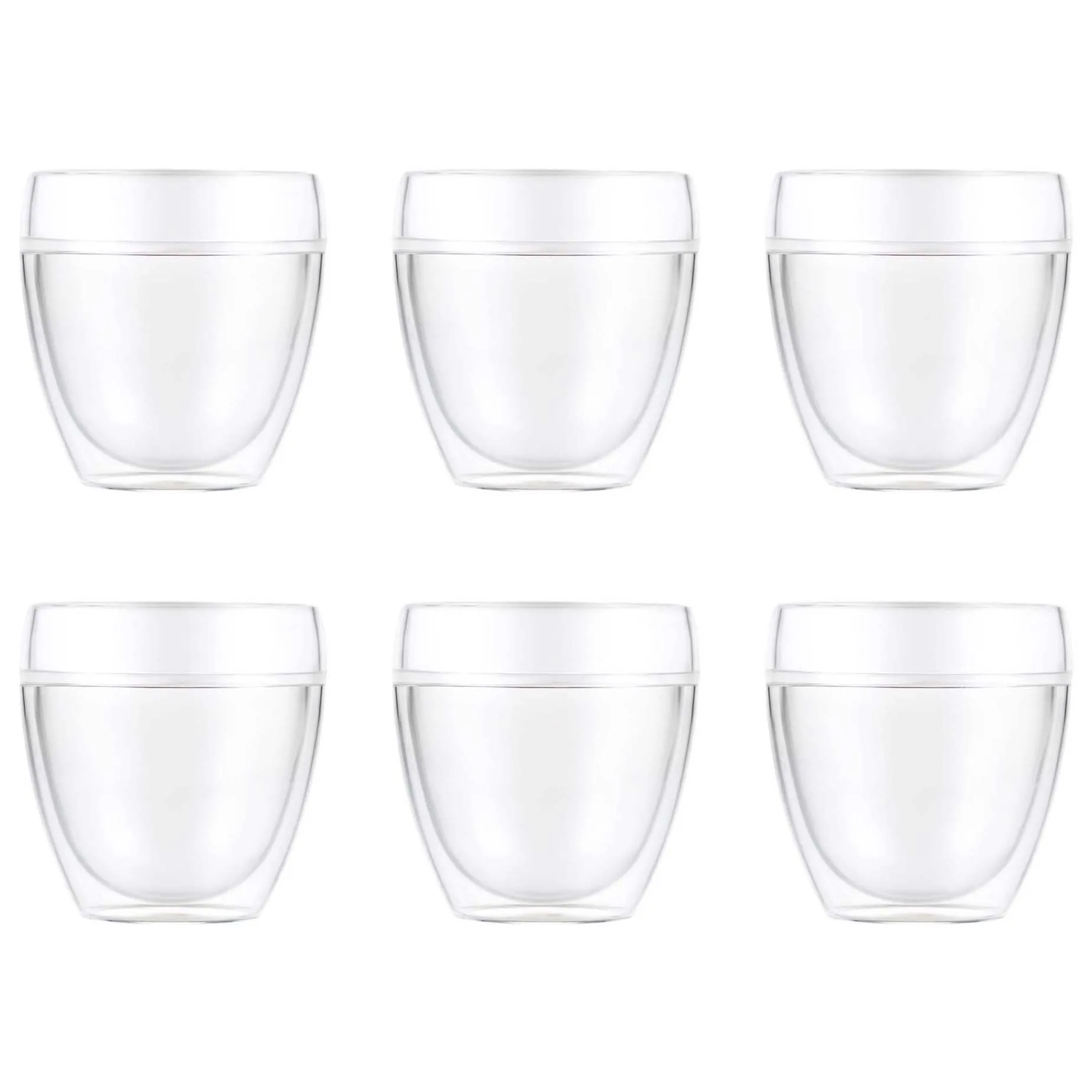 Pavina Outdoor dubbelväggigt plastglas 6-pack, 25 cl Bodum