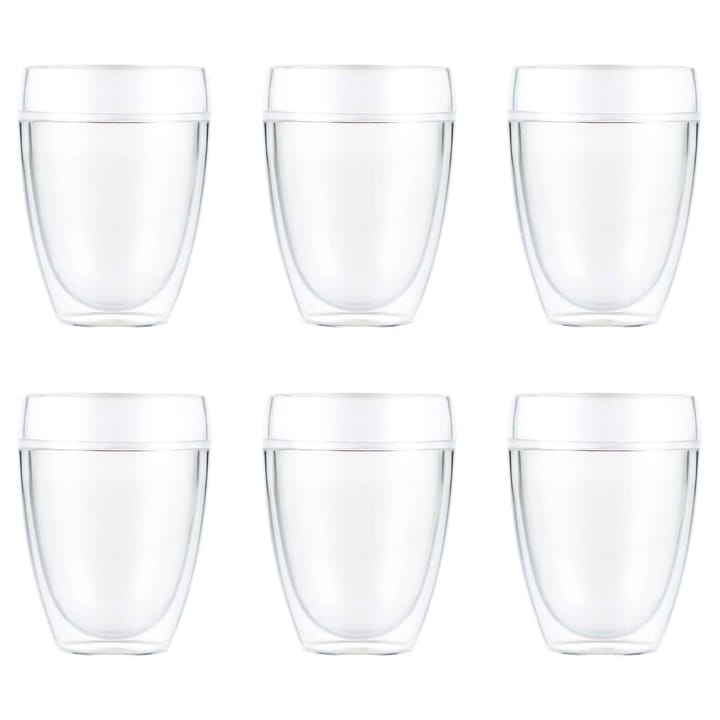 Pavina Outdoor dubbelväggigt plastglas 6-pack, 35 cl Bodum