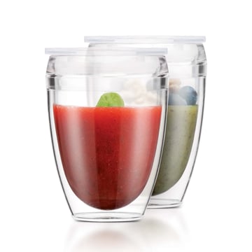 Läs mer om Bodum Pavina To Go dubbelväggigt glas 2-pack 35 cl