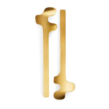 Alternativ bild 0 för Born in Sweden LEAF sallad set, rostfritt stål, PVD, guld