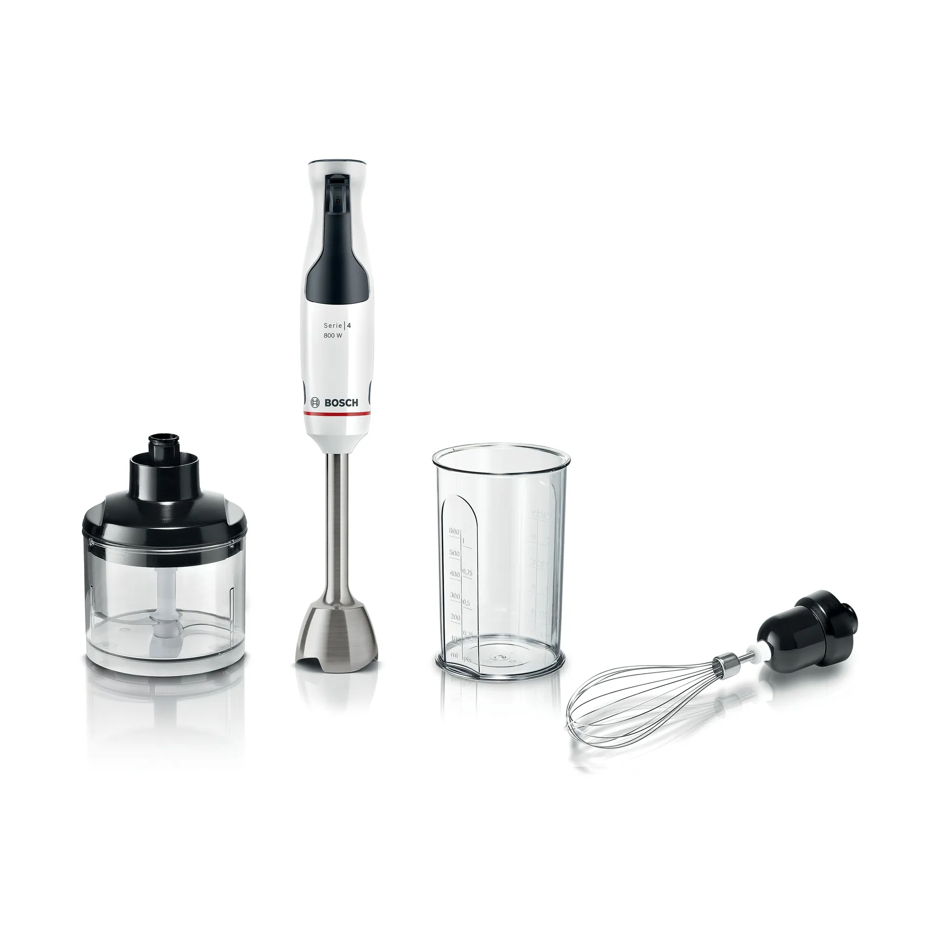 Bosch Serie 4 ErgoMaster MSM4W421 stavmixer set, Vit-antracit Bosch