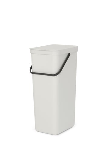 Produktfoto för Brabantia Sort & Go, 40 l, Rektangulär, Plast, Ljusgrå, Manuell, Belgien