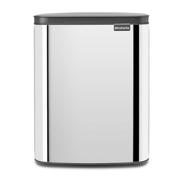 Produktfoto för Brabantia Bo avfallshink 12 L Blankborstat Stål
