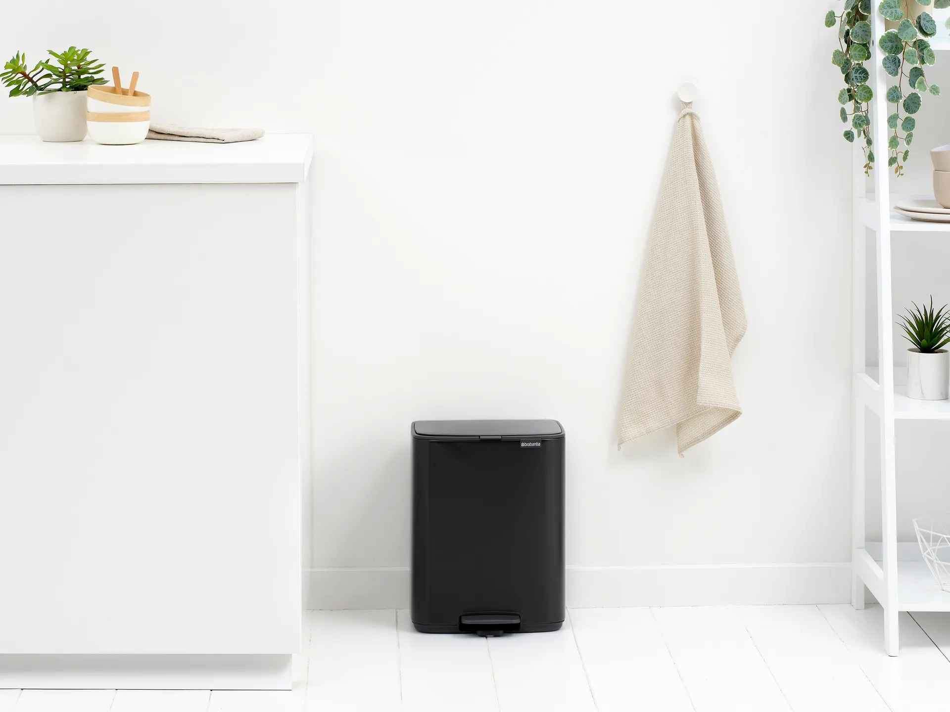 Bo pedalhink 12 L, Matt Black Brabantia