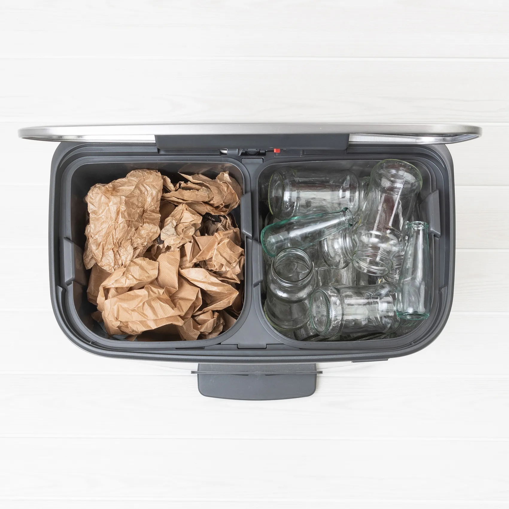 Bo pedalhink 2x30 L, Matt stål Brabantia