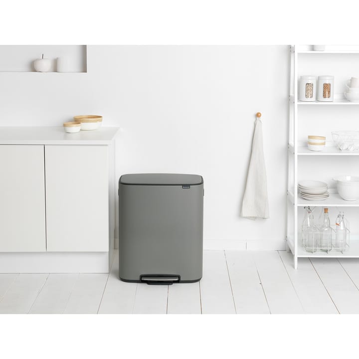 Bo pedalhink 2x30 L, Mineral concrete grey Brabantia