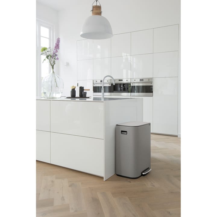 Bo pedalhink 2x30 L, Mineral concrete grey Brabantia