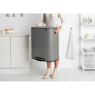 Bo pedalhink 2x30 L - Mineral concrete grey - Brabantia