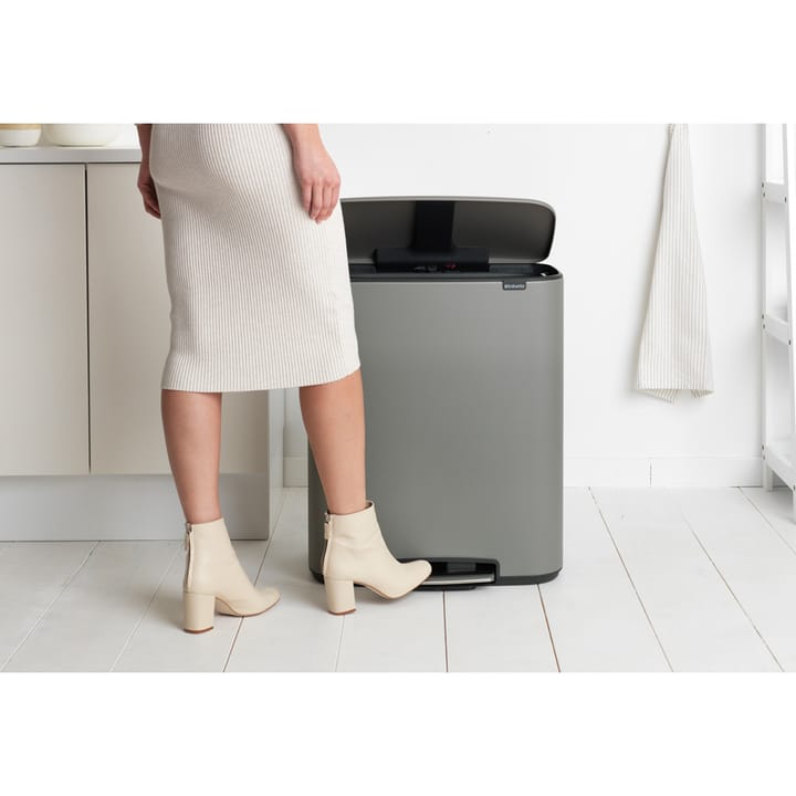 Bo pedalhink 2x30 L, Mineral concrete grey Brabantia