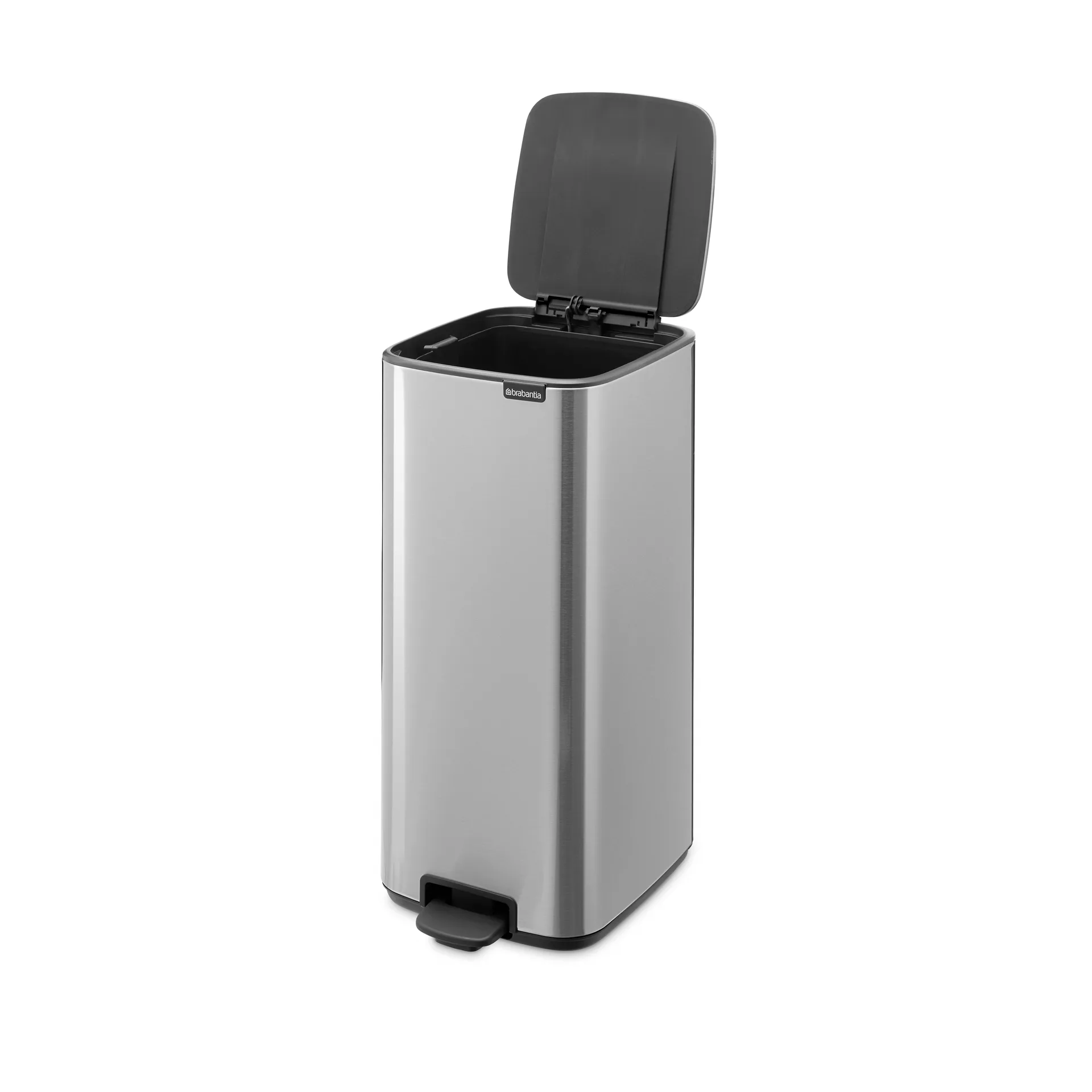 Bo pedalhink 30 L, Matt Steel Fingerprint Proof Brabantia