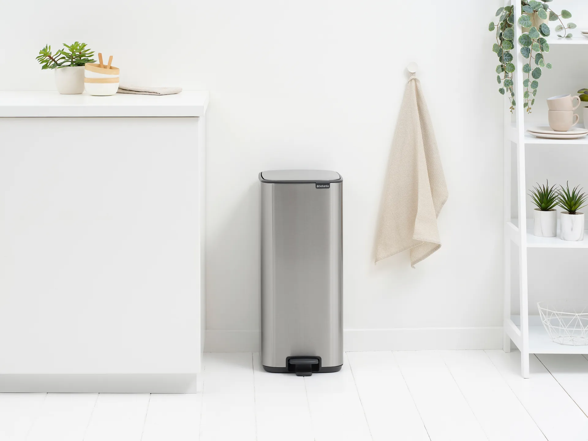 Bo pedalhink 30 L, Matt Steel Fingerprint Proof Brabantia